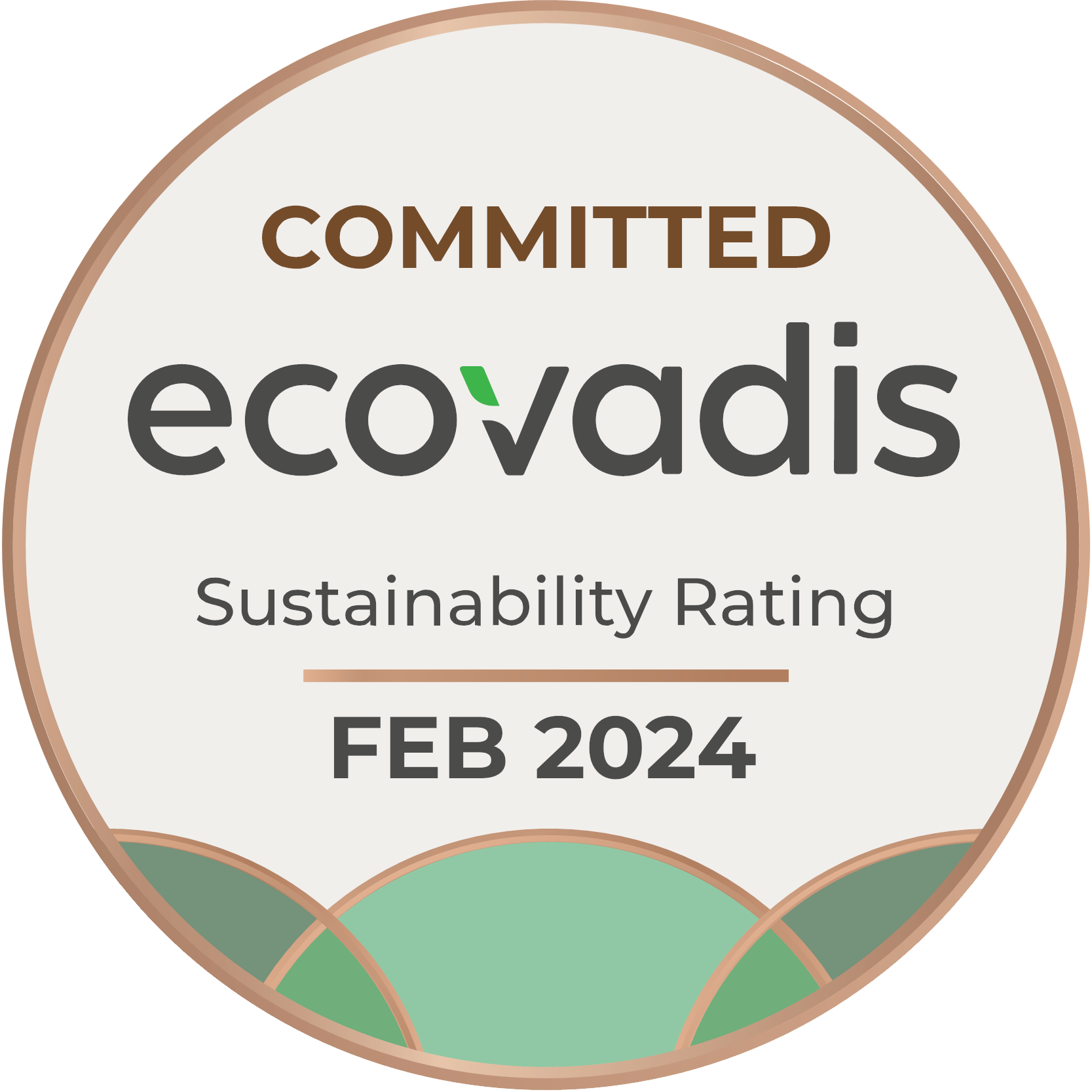Commited Ecovadis Sustainability Rating Stegman